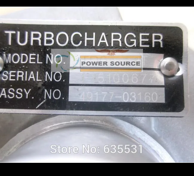 Бесплатная доставка TD04 49177-03160 1G565-17013 турбо для Mitsubishi Pajero L200 Bobcat S250 V3300-T