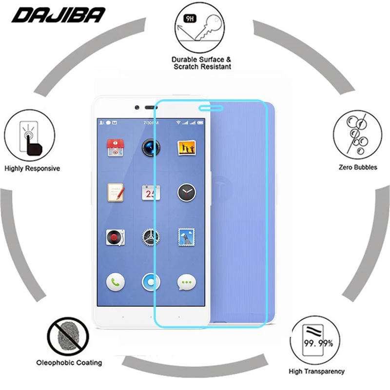 Закаленное стекло для экрана с защитой от царапин Smartisan U1 9H 2.5D Arc Edge Круглый