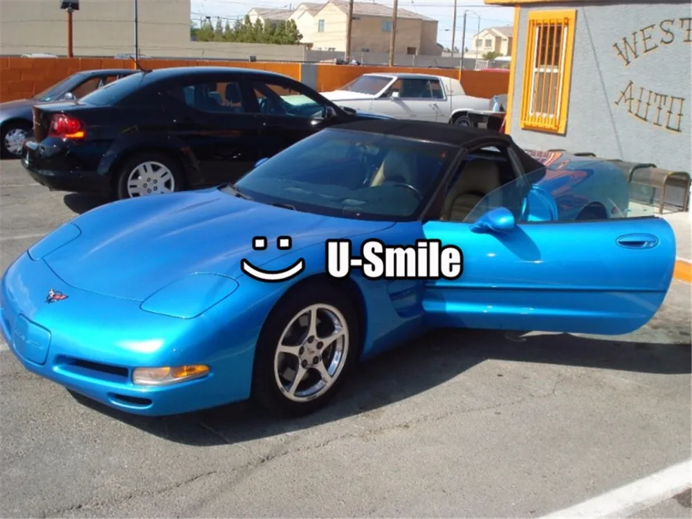 GLOSS PEARL BLUE GLOSSY Vinyl Wrap Decal Sheet Glossy Pearl Blue Self Adhesive Size:1.52x30m/Roll | Автомобили и мотоциклы