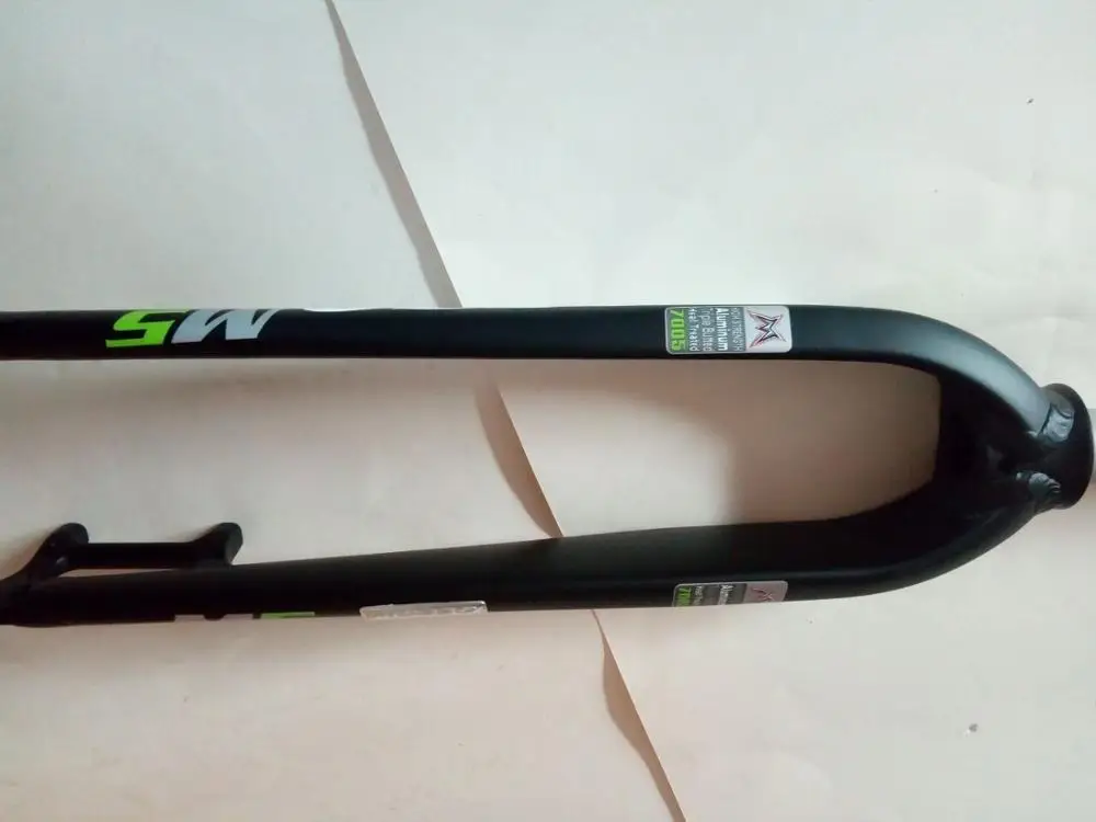 Mosso M6 M5E M5EV M3 дорожный MTB Горный для дисковых и V тормозных вилок 2" 27,5" 2" велосипед Передняя жесткая вилка Обновление от FK26-MD2 MD5 - Цвет: M5 black geen