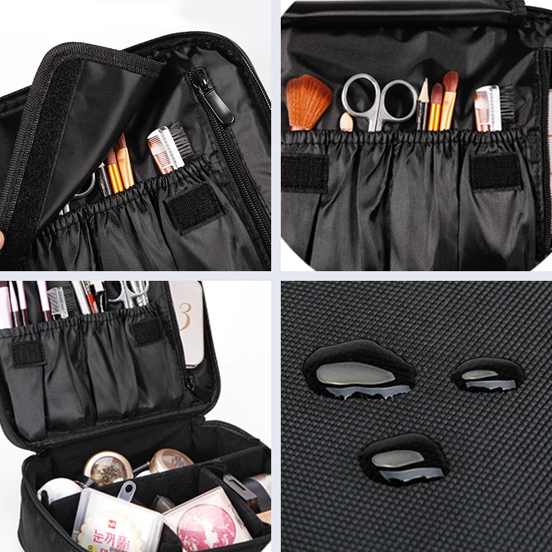 Органайзер для путешествий профессиональная косметичка женщин чехлы макияжа