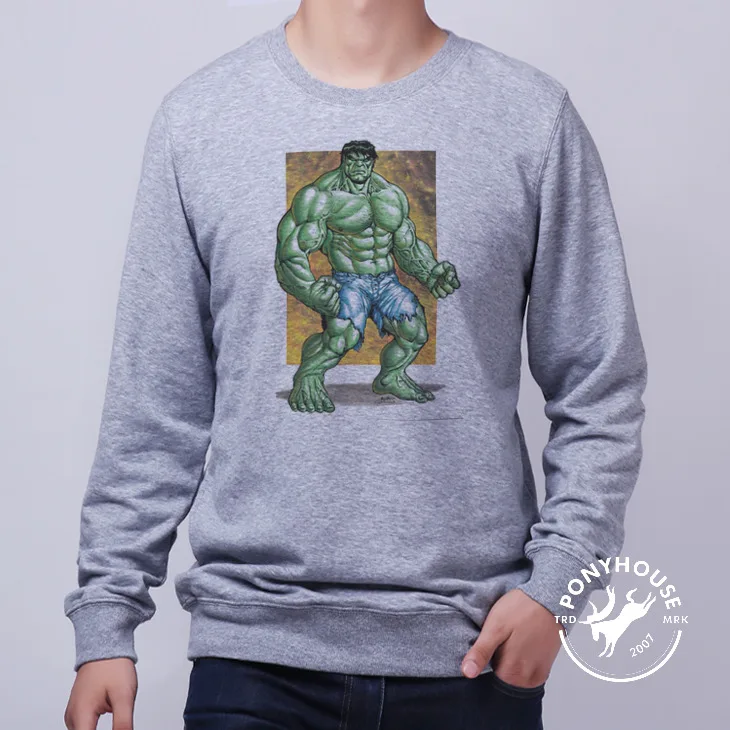 2015 H показать мышцы халк популярное шоу свитер мужчин-толстовки |