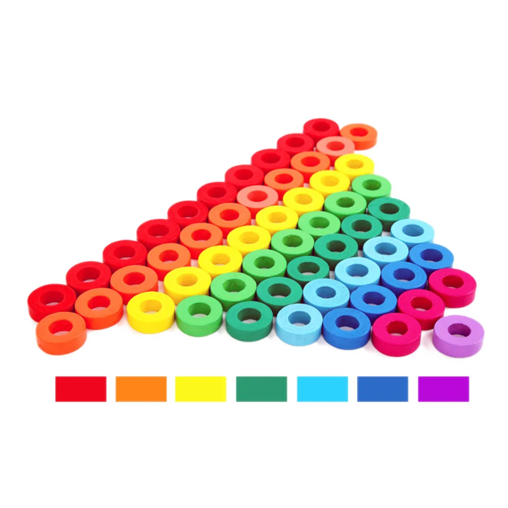 Children Wooden Digital Shape Montessori Materials Learning To Count Numbers Education Matching Match Early Teaching Math Toys | Игрушки и