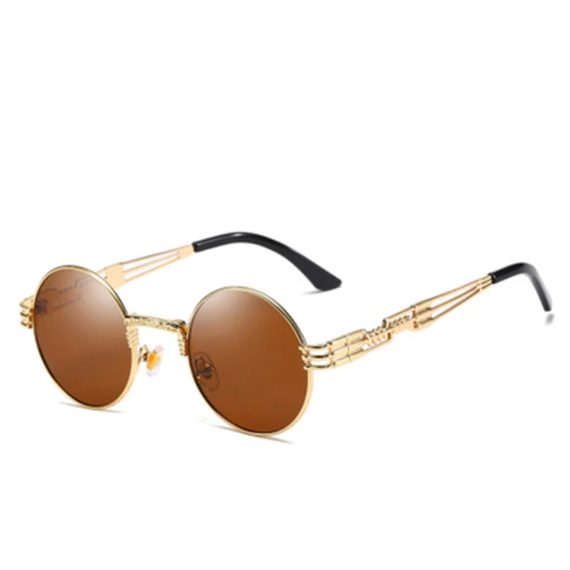 

New Sunglasses Round Trend Street Shooting Frame Double Spring Glasses Frame Driving Sunshade Fashion Men And Women Sunglasses