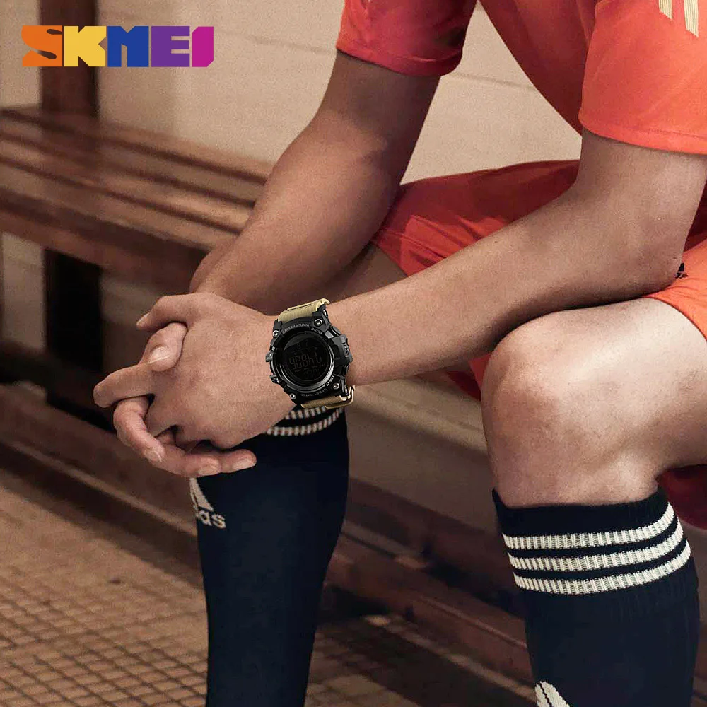 Умные часы SKMEI мужские спортивные многофункциональные водонепроницаемые 5 АТМ - Фото №1