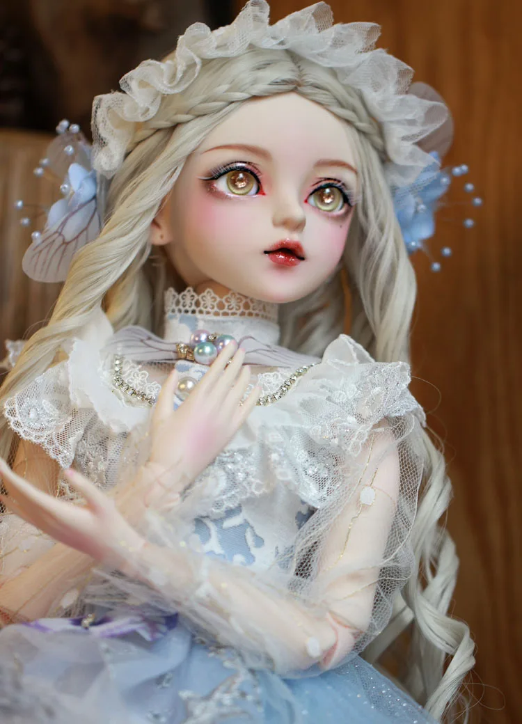 Bebe reborn bjd мяч шарнирная кукла подарки для девочки ручная роспись макияж полный набор лолита/принцесса кукла с одеждой бабочка фея