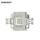 10W УФ-светодиодный чип лампа рыбалка светодиодный COB Маникюр фиолетового бисера 395-400nm 900mA 9,0-11,0 V 60-80LM 45mil Бесплатная Доставка 10 шт.