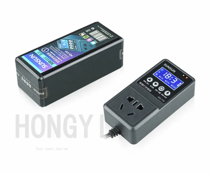 SUNSUN 1 шт. AQ-110 умная розетка аквариумный светильник прерывистый переключатель розетка таймер для аквариума светильник для травы контроллер мощности