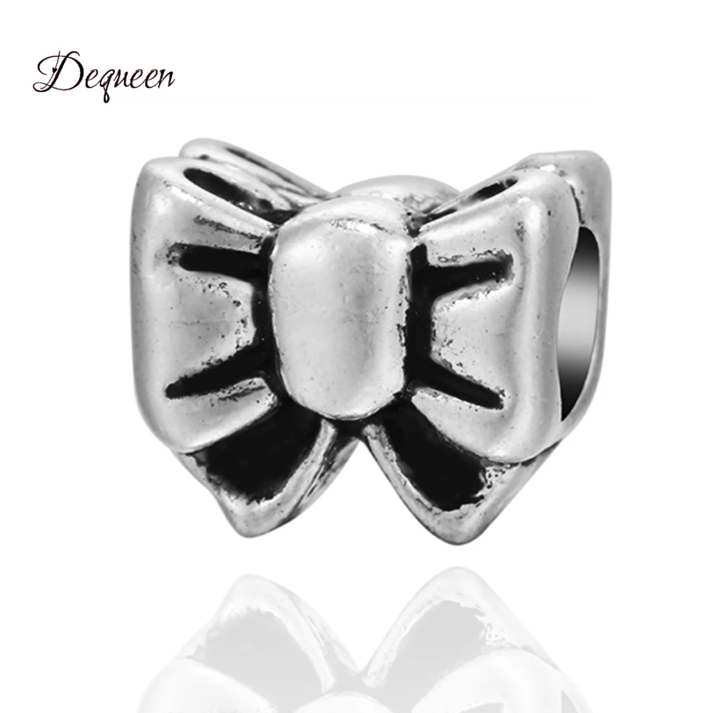 Dequeen милые Подвески с бантиком бусы I love You оптовая продажа семейные для женщин