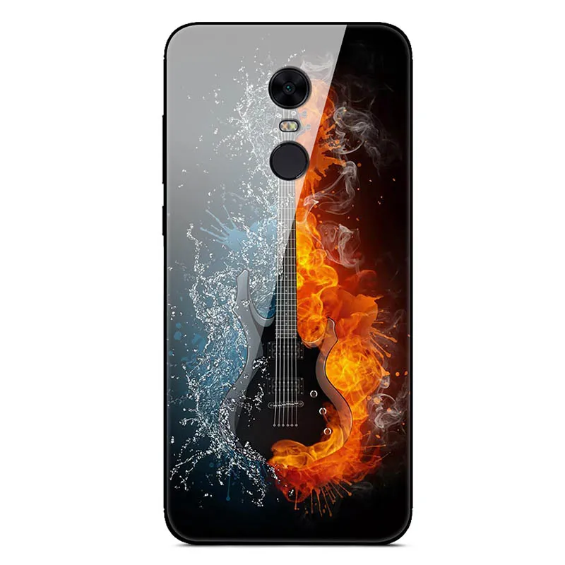 18 Чехол из закаленного стекла для Xiaomi Redmi 5 Plus, мягкий чехол-бампер, 3D Рисунок кошки, чехол для Xiaomi Redmi5 Redmi 5 Plus, чехол для телефона - Цвет: 18