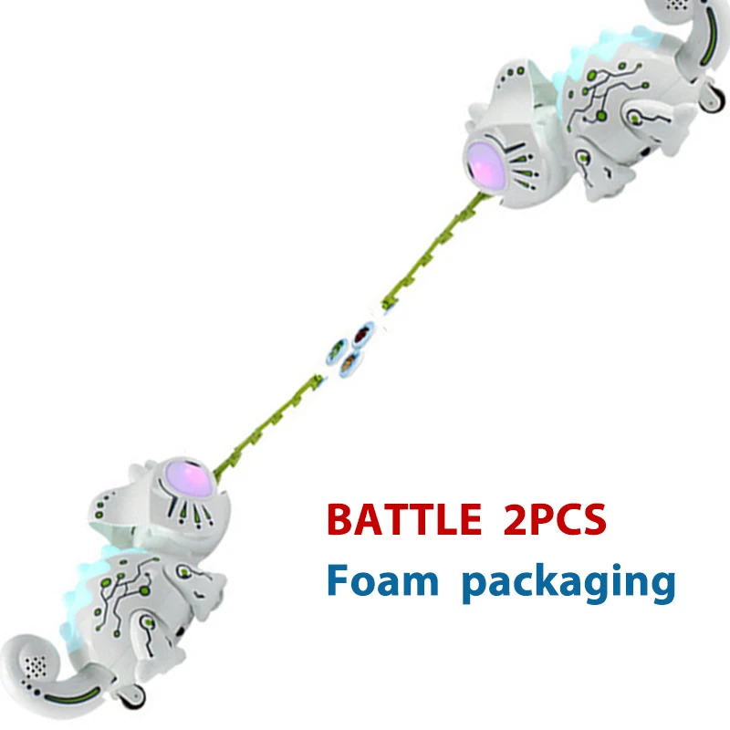 Foam box 2PCS Умный Хамелеон Роботизированные Игрушки голодна ящерица Умная Электронная игрушка питомец может есть вещи функция забавная игрушка подарок для мальчиков и девочек - Цвет: Foam box 2PCS