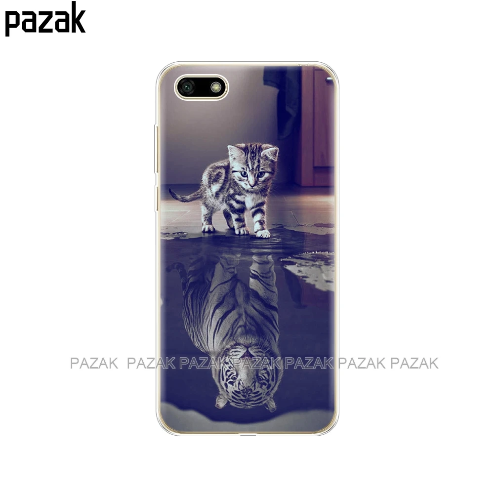 34340 Силиконовый чехол для телефона Huawei Honor 7A, чехол 5,45 дюйма, мягкий ТПУ чехол для телефона Huawei Honor 7A 7 A DUA L22, русская версия - Цвет: 34340