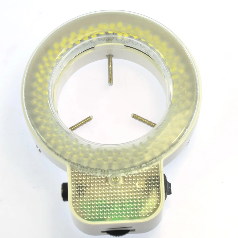 7W 144 LED стерео микроскоп Светодиодный промышленный кольцевой светильник