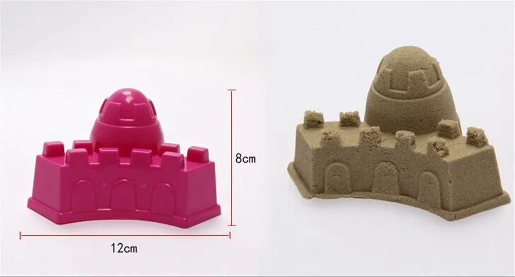 4 шт. домашний волшебный игровой песок CastleModels строительство динамический глина