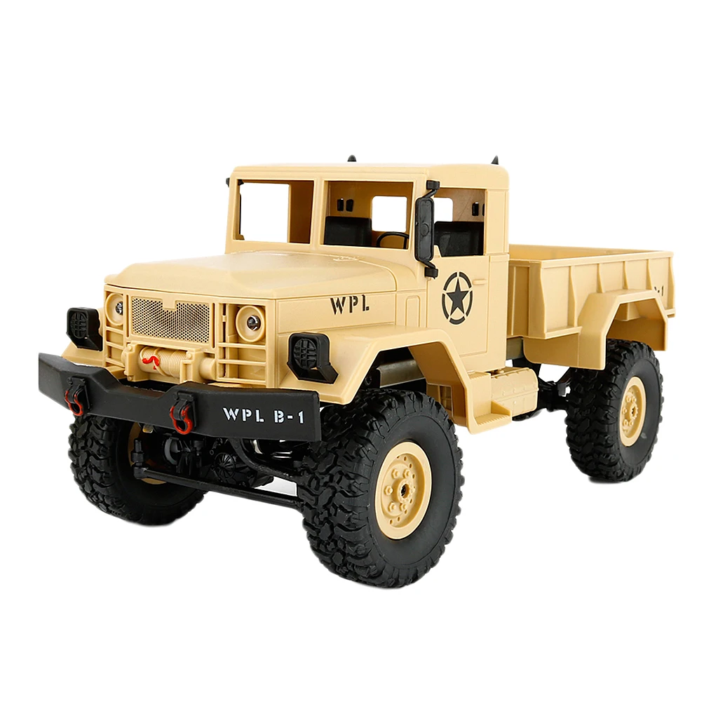 1/16 WPL B-1 2 4G 4WD внедорожный Радиоуправляемый армейский автомобиль Рок Гусеничный