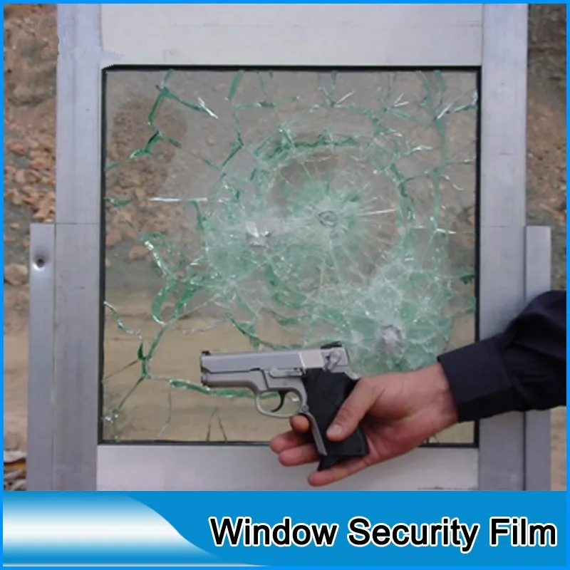 40" x 40" 4 мл Пленка безопасности и защиты окон самоклеющаяся наклейка высокой защиты для ванной/дома/офиса/автомобиля прозрачная.