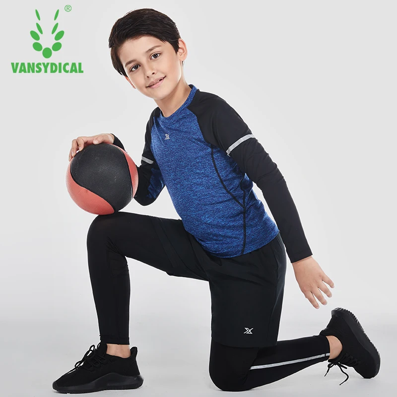 VANSYDICAL детские спортивные колготки костюм быстросохнущая эластичная одежда для