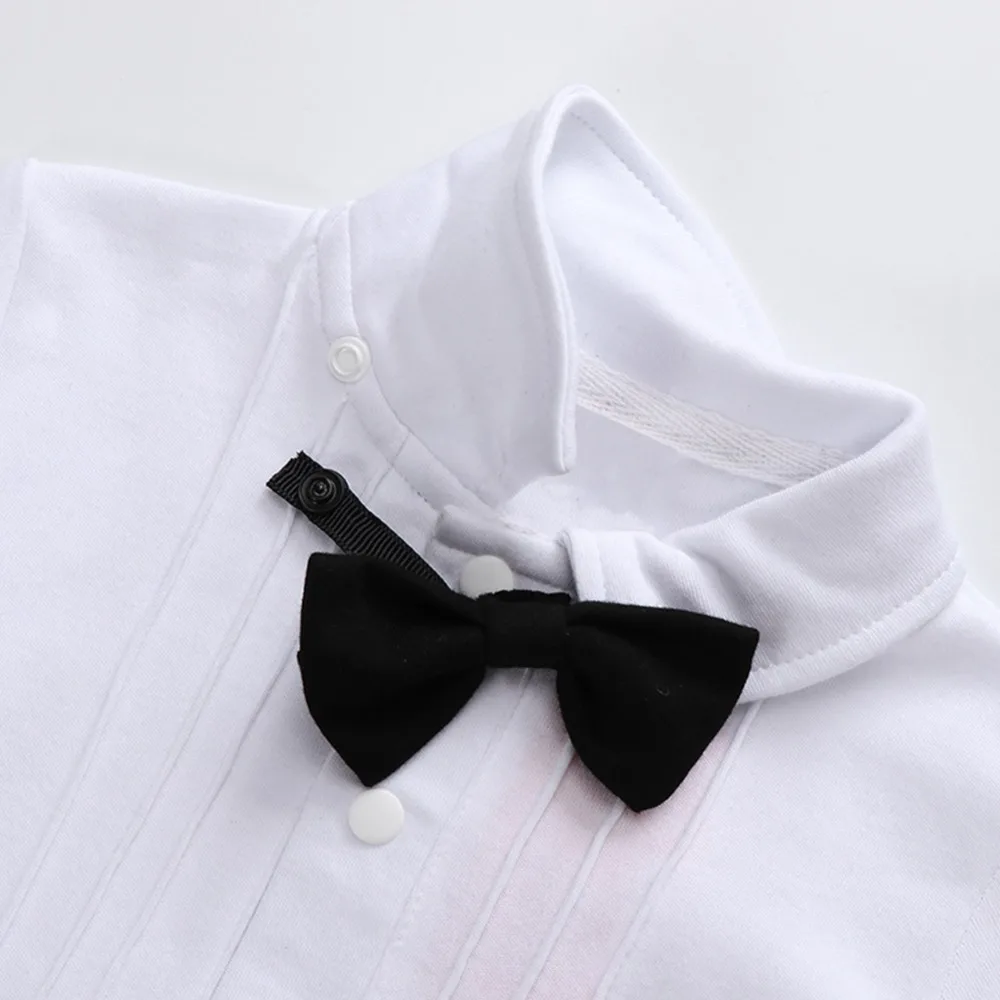 Комплекты одежды для новорожденных пальто + рубашка с бантом Комбинезон