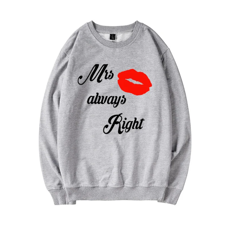 QL104-Wsportgrey Модные толстовки для пар для мужчин и женщин вязаный свитер пуловер Одежда напечатанные буквы Забавный худи осенние свободные топы - Цвет: QL104-Wsportgrey