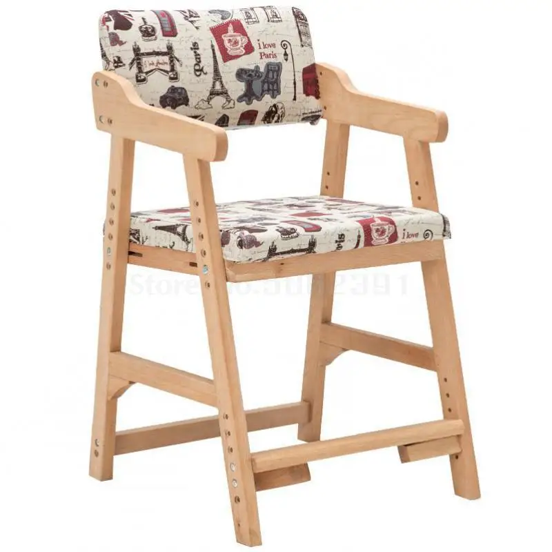 Обучающий стульчик для детей письменный стул подъема студента домашнего