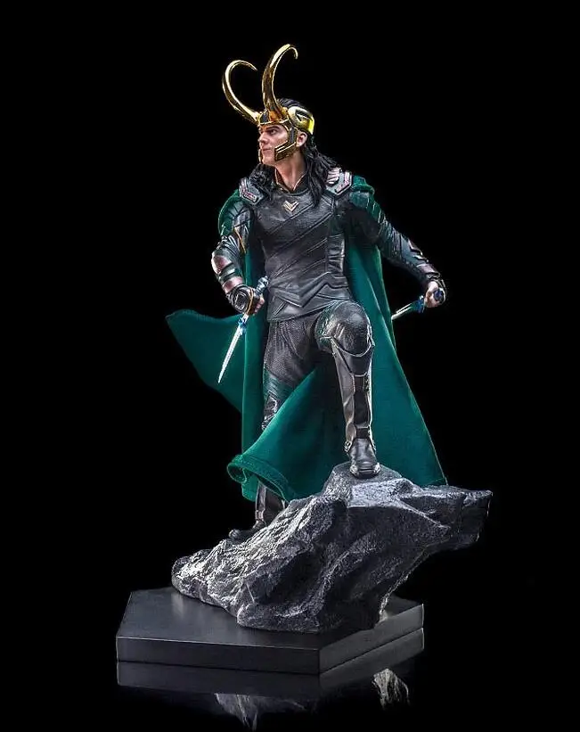 23 см Marvel Мстители локи 1/10 фигурка ПВХ игрушки коллекция кукла аниме мультяшная модель