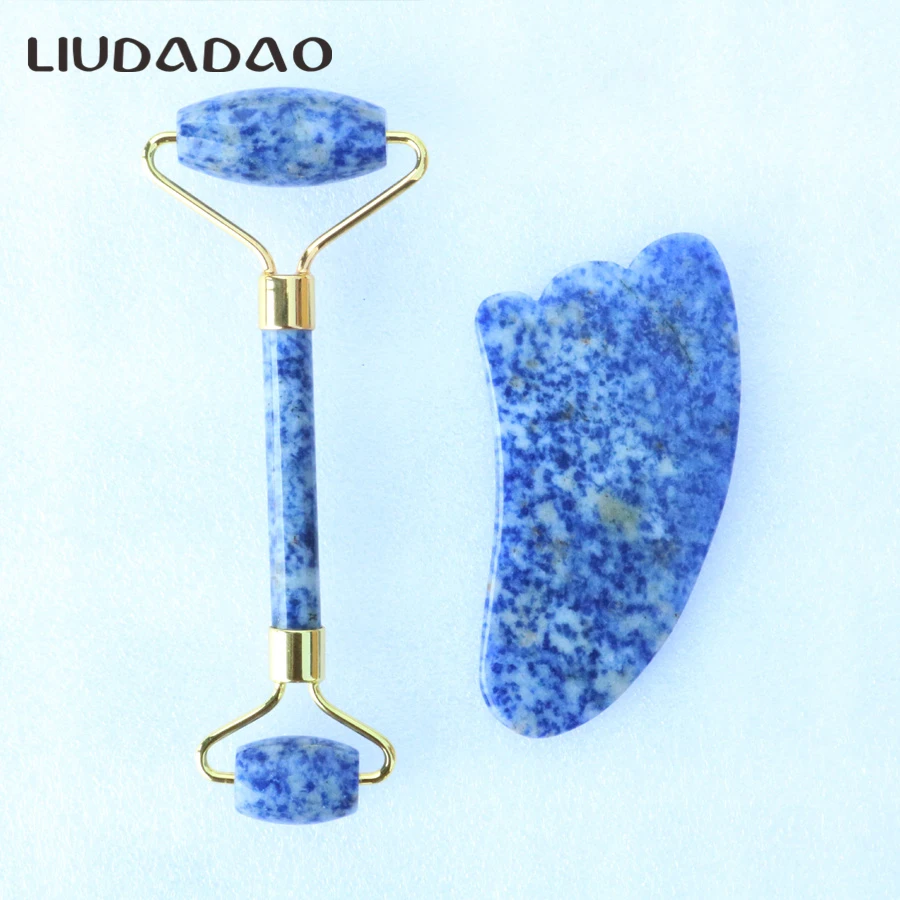 Натуральный Нефритовый камень Guasha массажный инструмент акупунктура Спа терапия