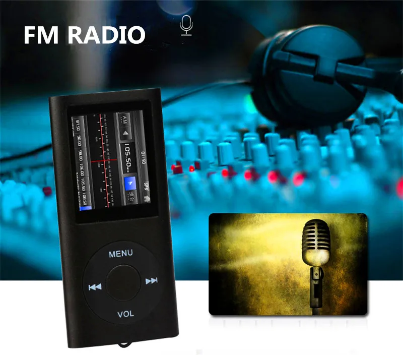 Высокое качество MP3 плеер TFT цветной экран вставка TF карта 5 видов цветов для