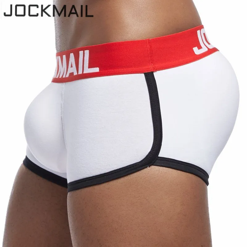 Брендовое Мужское нижнее белье JOCKMAIL боксеры трусы с сексуальным карманом для