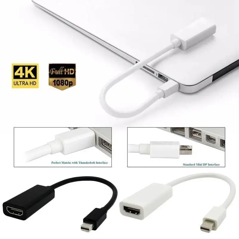 Адаптер Dp к Hdmi кабель Dp к Hdmi большой компьютер к Мини адаптер портов дисплея кабель