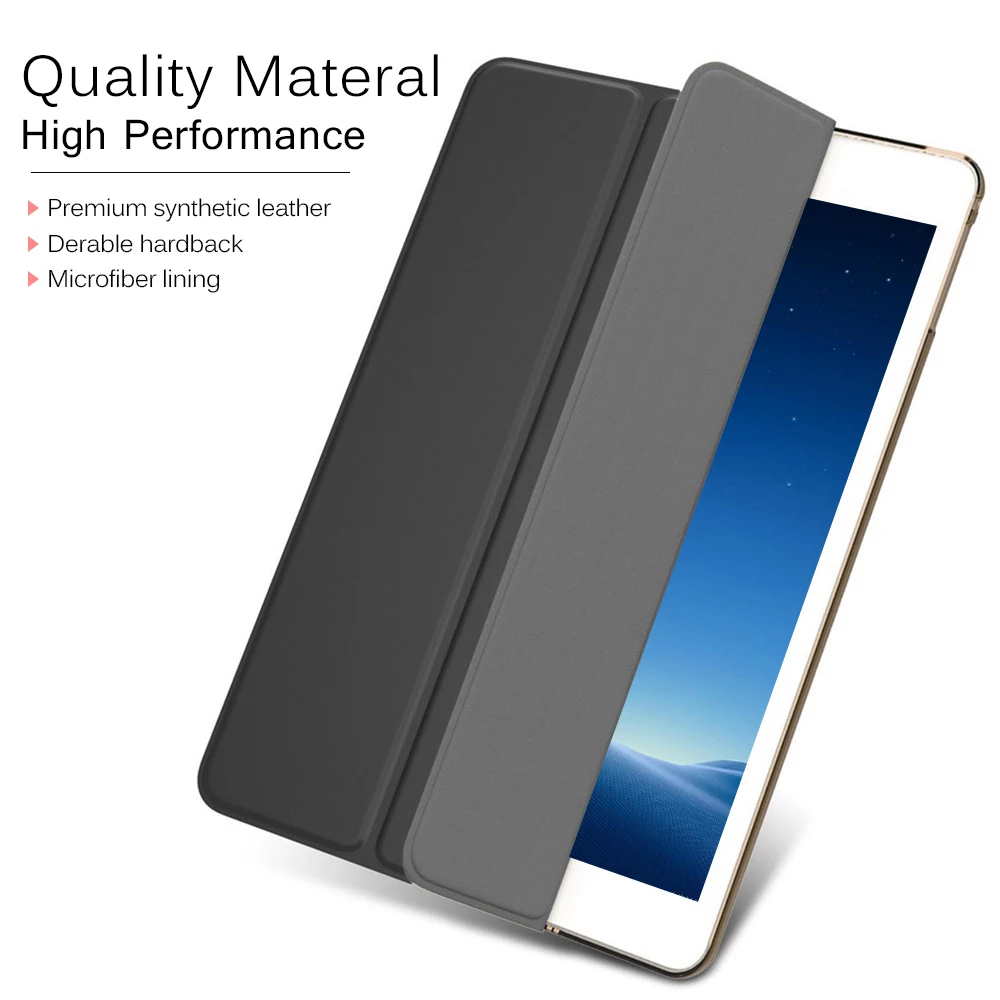 Ультра тонкий чехол из искусственной кожи для IPad 2 3 4 легкий жесткий Apple iPad2 iPad3 iPad4