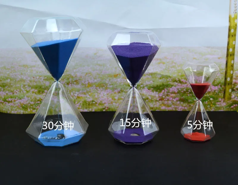 Стеклянные часы со стеклянным песком домашний декор подарок на день рождения