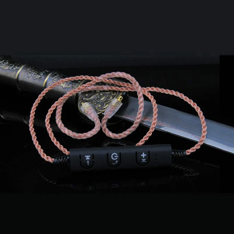 APT-X MMCX Bluetooth кабель для Sennheiser ie80 ie8I IE8 Для Shure SE215 SE535 SE846 наушники TF10 TF15 A2DC 0,78 мм Кабели