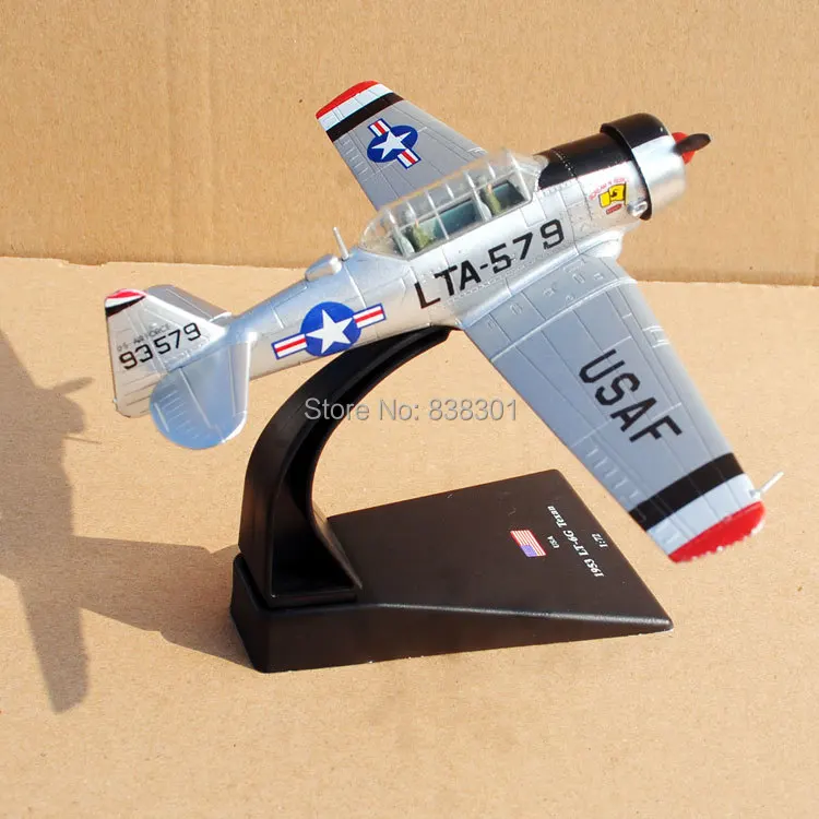 AMER 1/72 масштаб игрушечные модели самолетов США 1953 LT-6G Техасский истребитель литой металлический самолет модель игрушки для подарка/коллекции/украшения