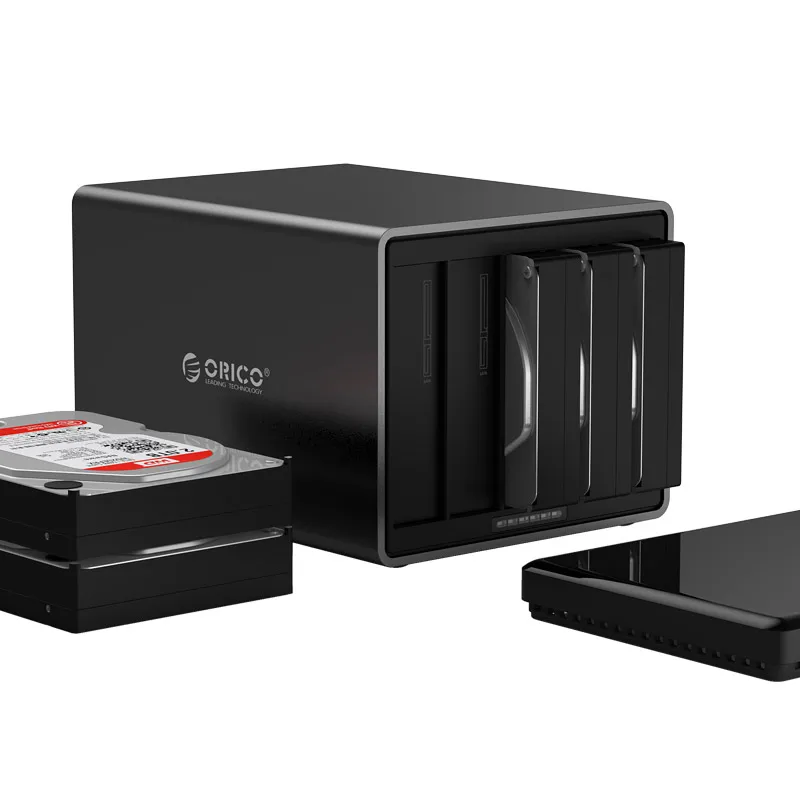 ORICO 5 Bay SATA к type-c USB3.1 HDD корпус Высокая скорость 5 Гбит/с Raid HDD док-станция Поддержка 50 ТБ Haid диск для WD