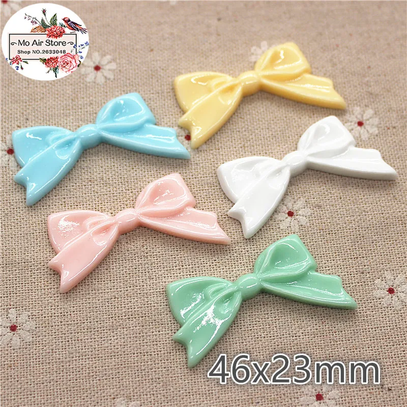 10 шт. каучуковый милый бант Кабошон Художественное украшение очаровательный для