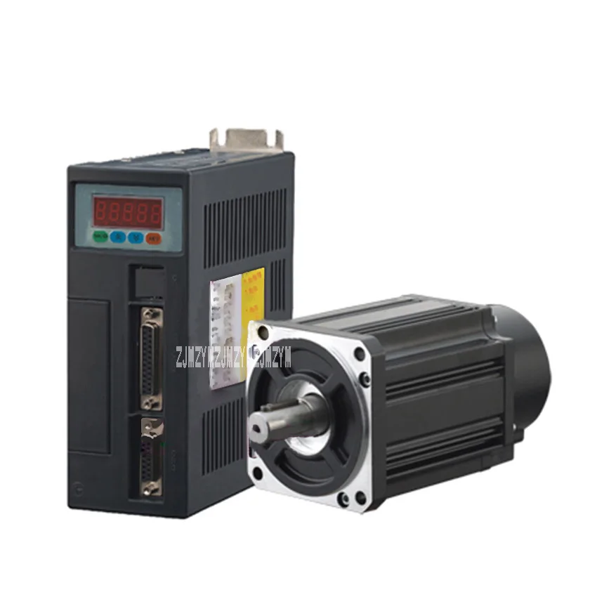 

1KW AC Servo Motor 4N.M 2500RPM 90ST-M04025 16mm 220V AC Servo+Matched AC Servo Driver+3M Cable Complete Motor kits High quality