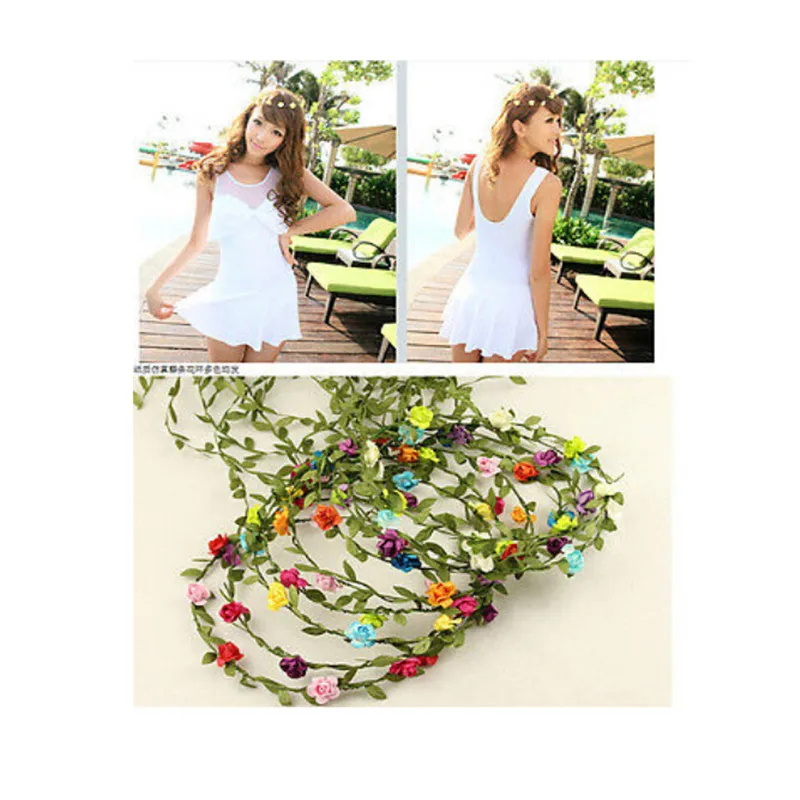 Аксессуары для волос милый случайный венок дети Дети Милая Фея Головной убор