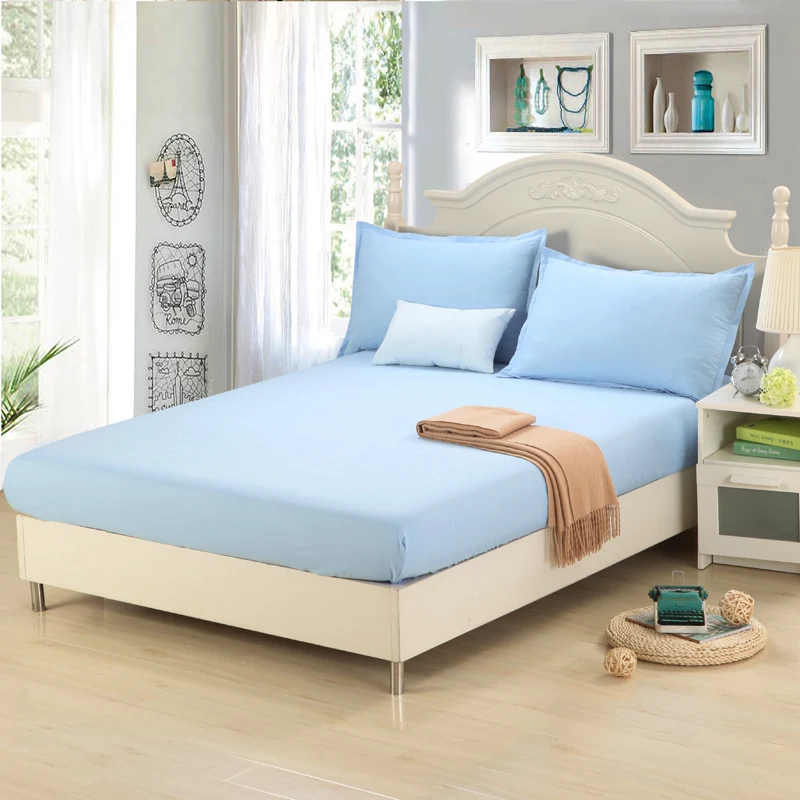 Бархатистая микрофибра цельное покрывало/резина/простыня наволочки 3 шт двойной