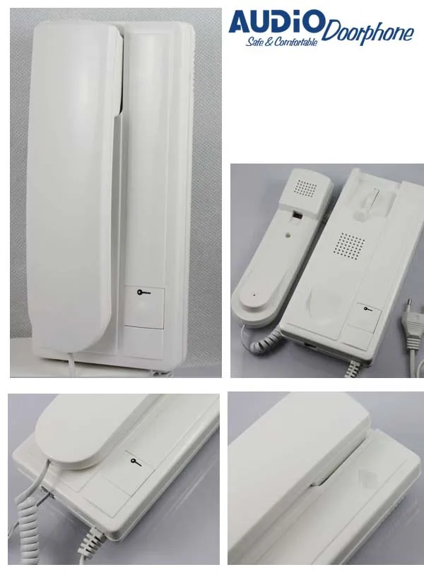 ZHUDELE ZD-3208C 2-Way Интерком Домашний домофон аудио дверной звонок, 2-проводной аудио домофон Функция разблокировки