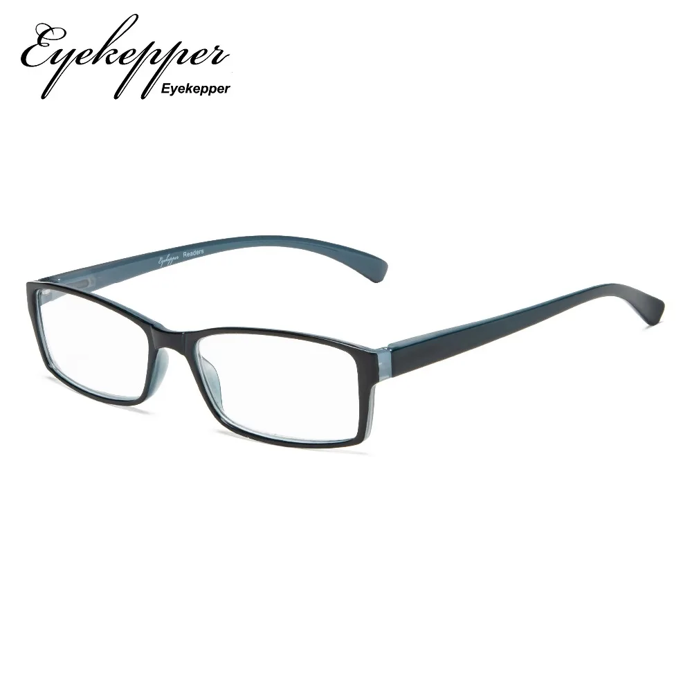 R178-Mix Eyekepper 5 пар прямоугольные очки для чтения удобные очки для чтения для женщин и мужчин