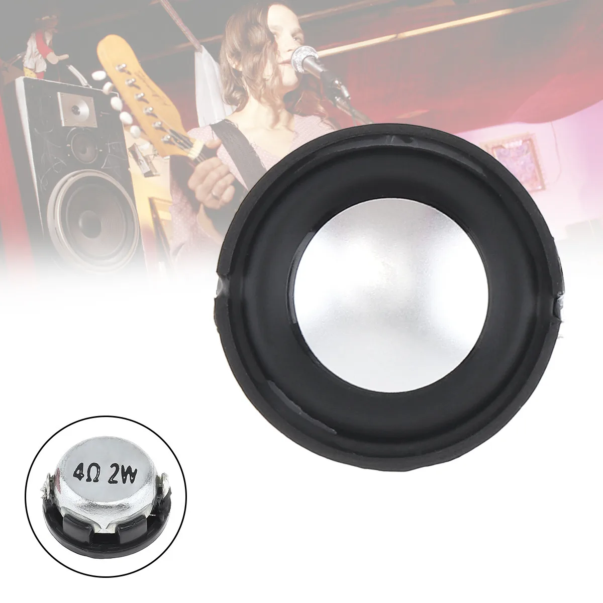 1 дюймов 2 Вт Мини Bluetooth круговой рожок твитер портативный DIY динамик блок Полная