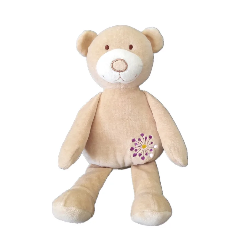 

Biwan Stuffed Bear 26cm Natural Color Velvet 80% Cotton 20% Polyester Animal Bear Cute Children's Birthday Gifts