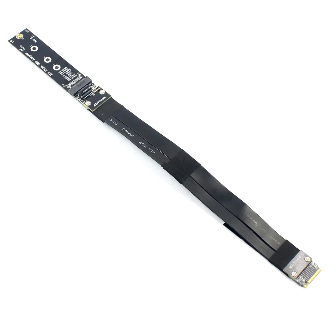 M.2 NVMe SSD твердотельный приводной удлинитель Кабель Riser card Поддержка M2 M ключ PCI-E 3,0x4 4 pcie 4x полная скорость ADT 32G/bps R44SF