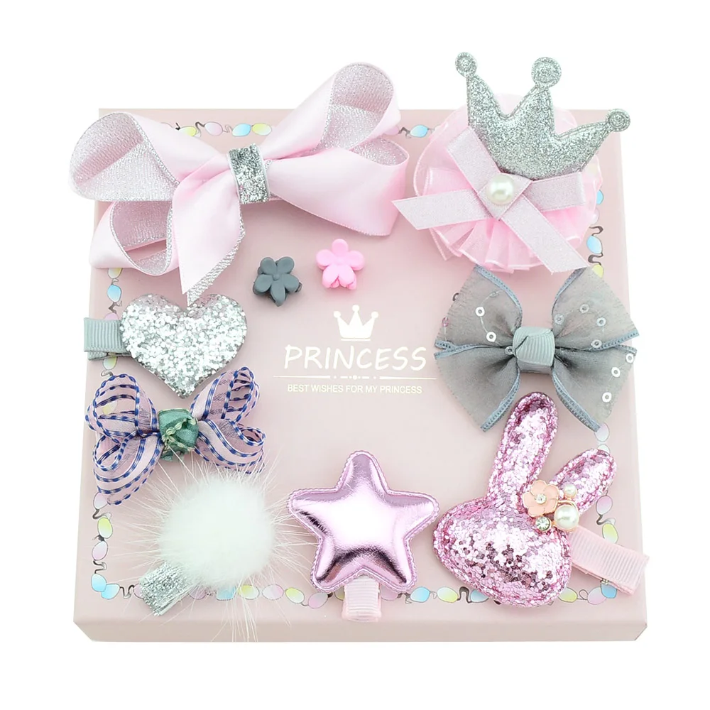 10 шт./комплект Детские зажимы для волос с принтом|bow hair|bow hair accessorieshair accessories |