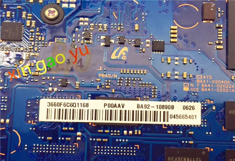 Для Samsung NP535U3C NP530U3C Материнская плата ноутбука BA92 10890B BA41 02021A W/I3 2377M CPU