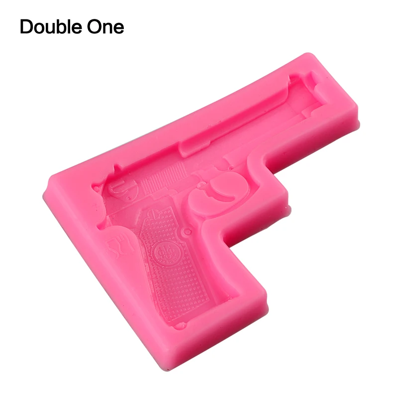 Силиконовая форма в форме пистолета 3D искусственная инструменты для