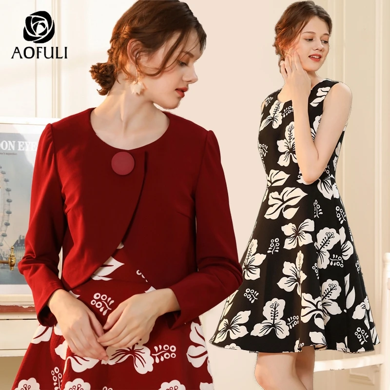 Женский костюм из 2 предметов 3XL/4XL/5XL комплект топа с длинными рукавами на осень и