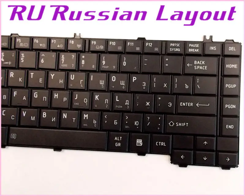 Русская раскладная Клавиатура для ноутбука Toshiba Satellite C645D SP4002M SP4001M S3020BN|for toshiba|ru