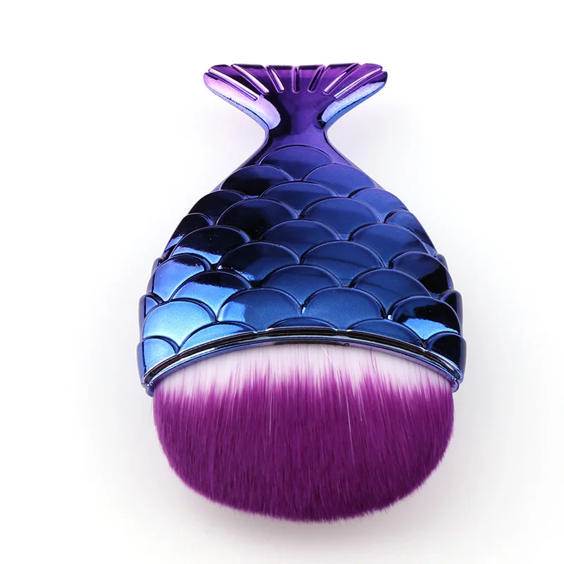 1 шт. Профессиональная Кисть для макияжа с одной толстой головкой белая