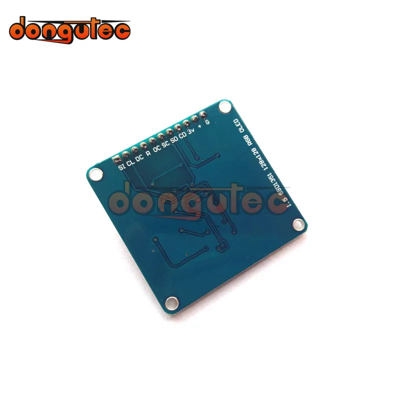 SSD1351 OLED коммутационная плата 16 битный цвет 1 5 дюйма с держателем microSD для arduino (без